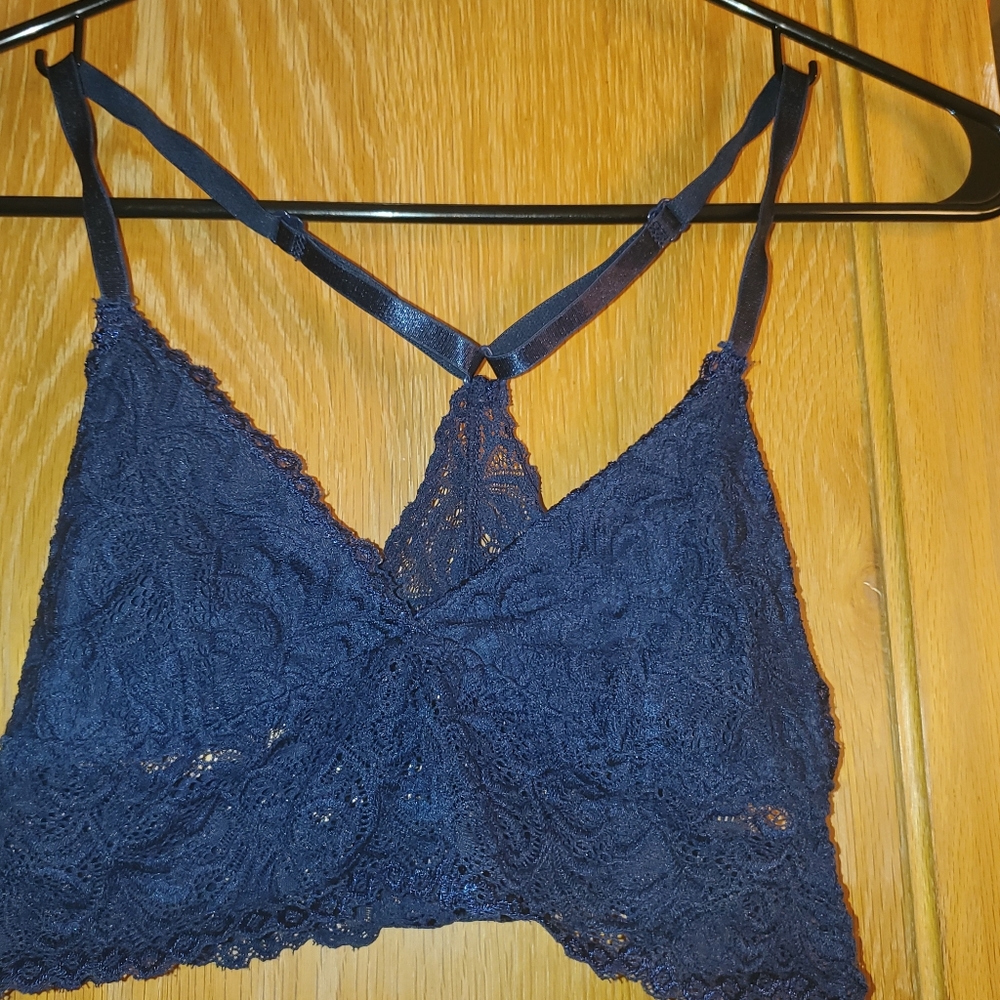 Blue bralette